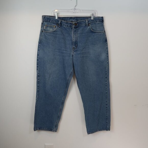 Men's Carhartt Jeans Relaxed fit Straight 42 x 30 - Picture 5 of 6